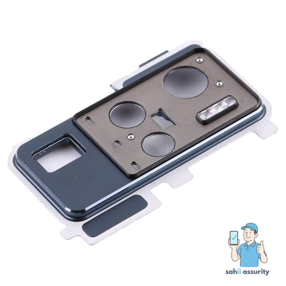 Camera Lens Glass with Frame for Vivo X50 Pro Plus Black